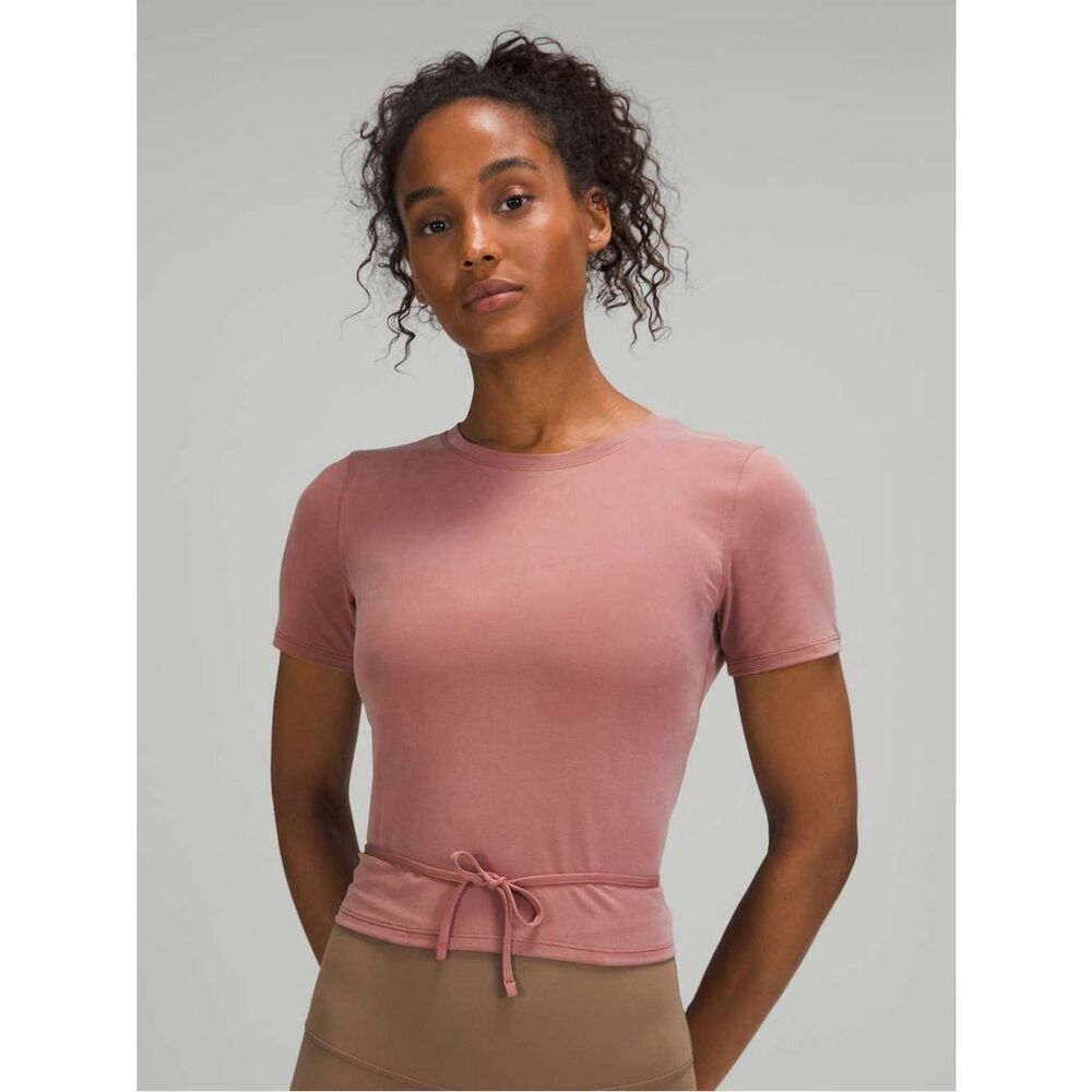 Lululemon Open Tie-Back Short Sleeve -
Spiced Chai